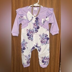 Floral Lavender Kids Matching Set